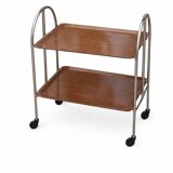 Vintage folding serving trolley