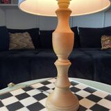 Lampe ancienne en bois tourné