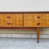 Scandinavian teak row