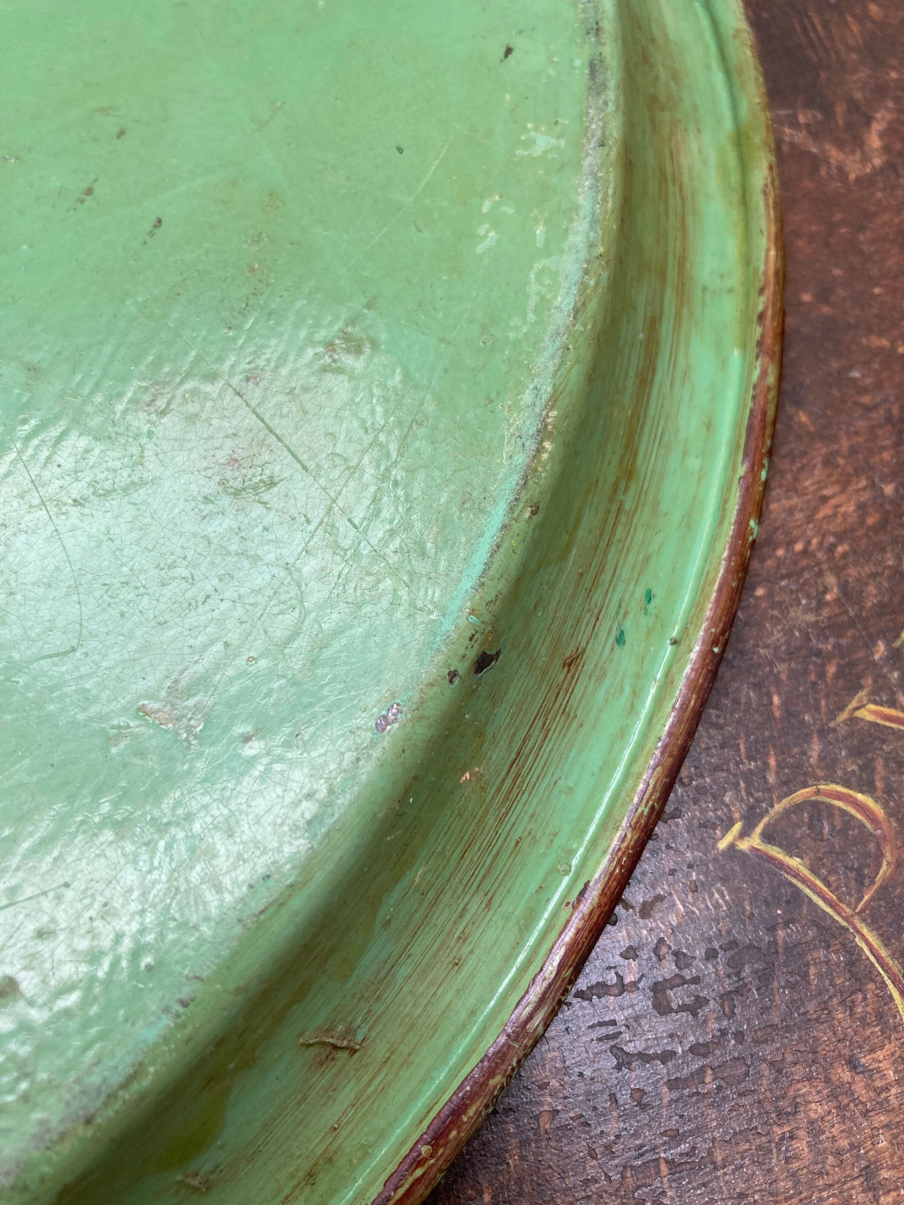 Sheet metal top, painted bouquet Napoleon III era