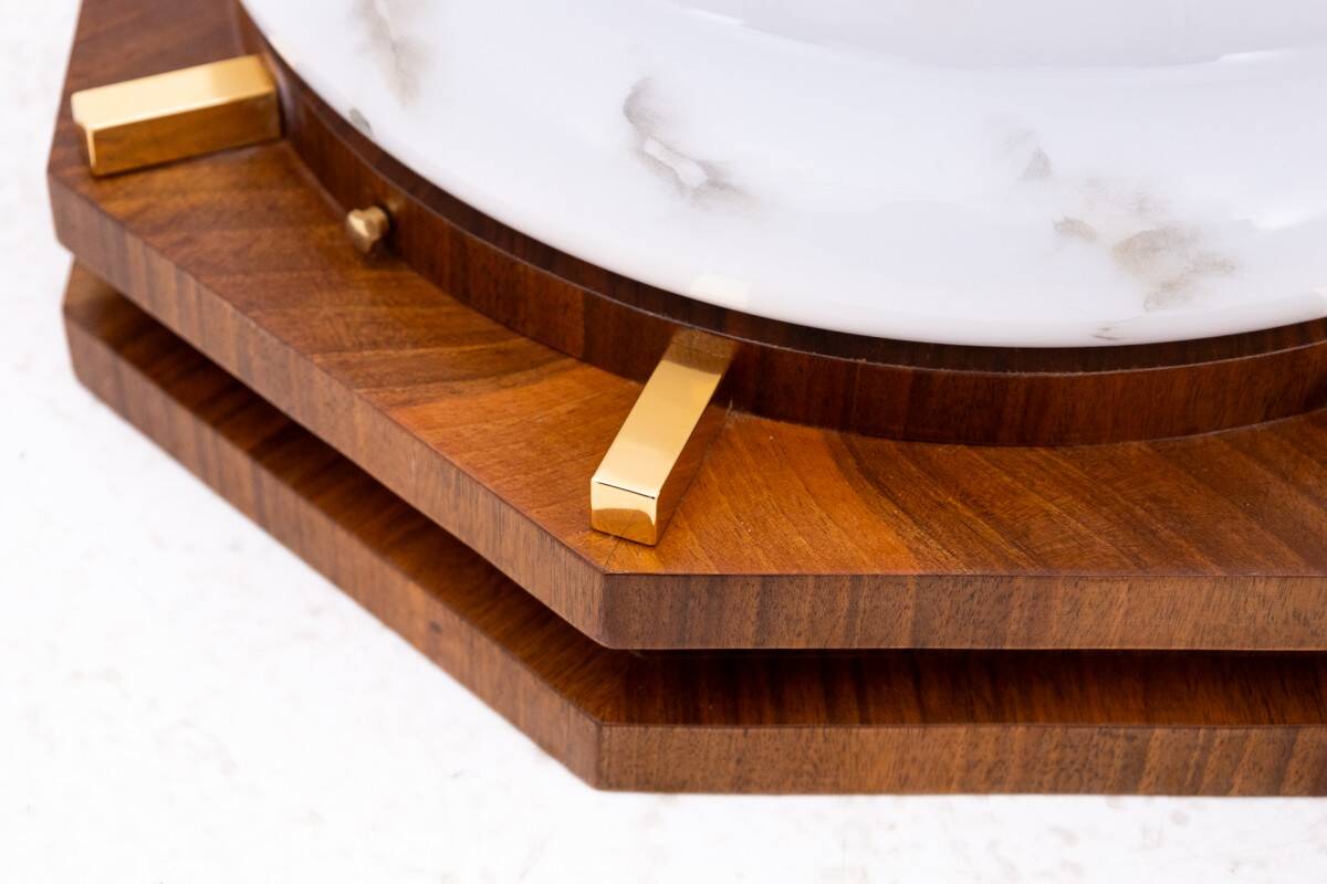 Art Deco lamp/ceiling, Poland, 1950s.