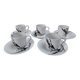 Vintage coffee service by Pierre Cardin in Limoges porcelain – 5 cups –