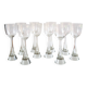 Set of 10 Flight water glasses from the 60s