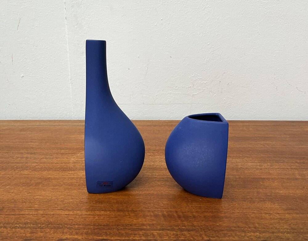 Postmodern minimalist vases from Bel Mondo, Italy, 1980s, set of 2.