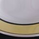 7 earthenware dessert plates, KG Lunéville