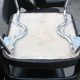 Paire de fauteuils conférence noirs et chrome années 60