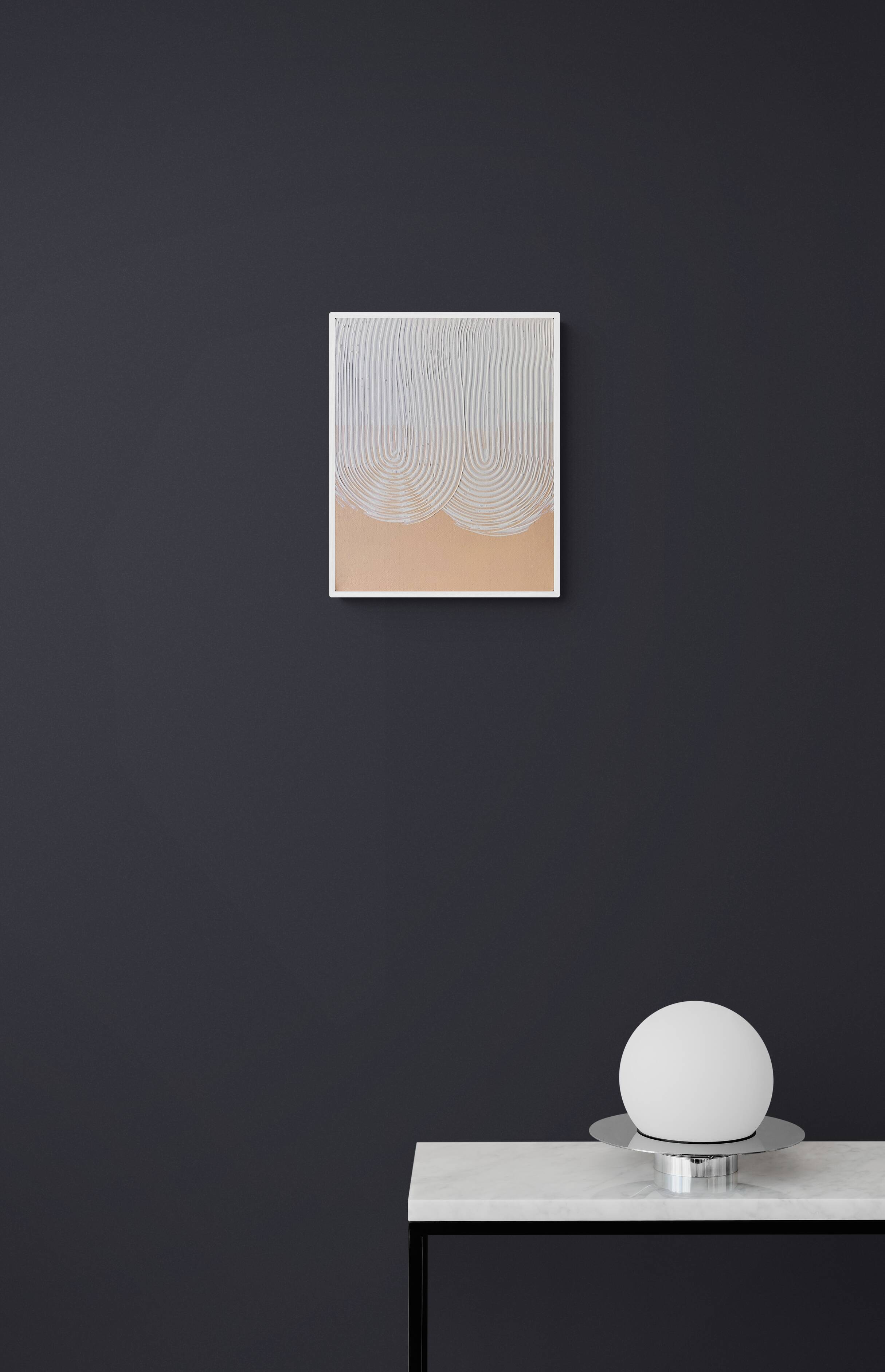Long Boobs - Minimalist abstract canvas, 24x30cm, original work