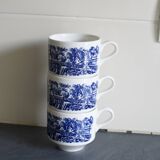 Vintage english stackable cups