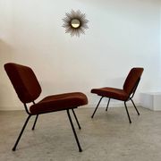 Lot of 2 old CM 190 armchairs by Pierre Paulin, French design from the 60s