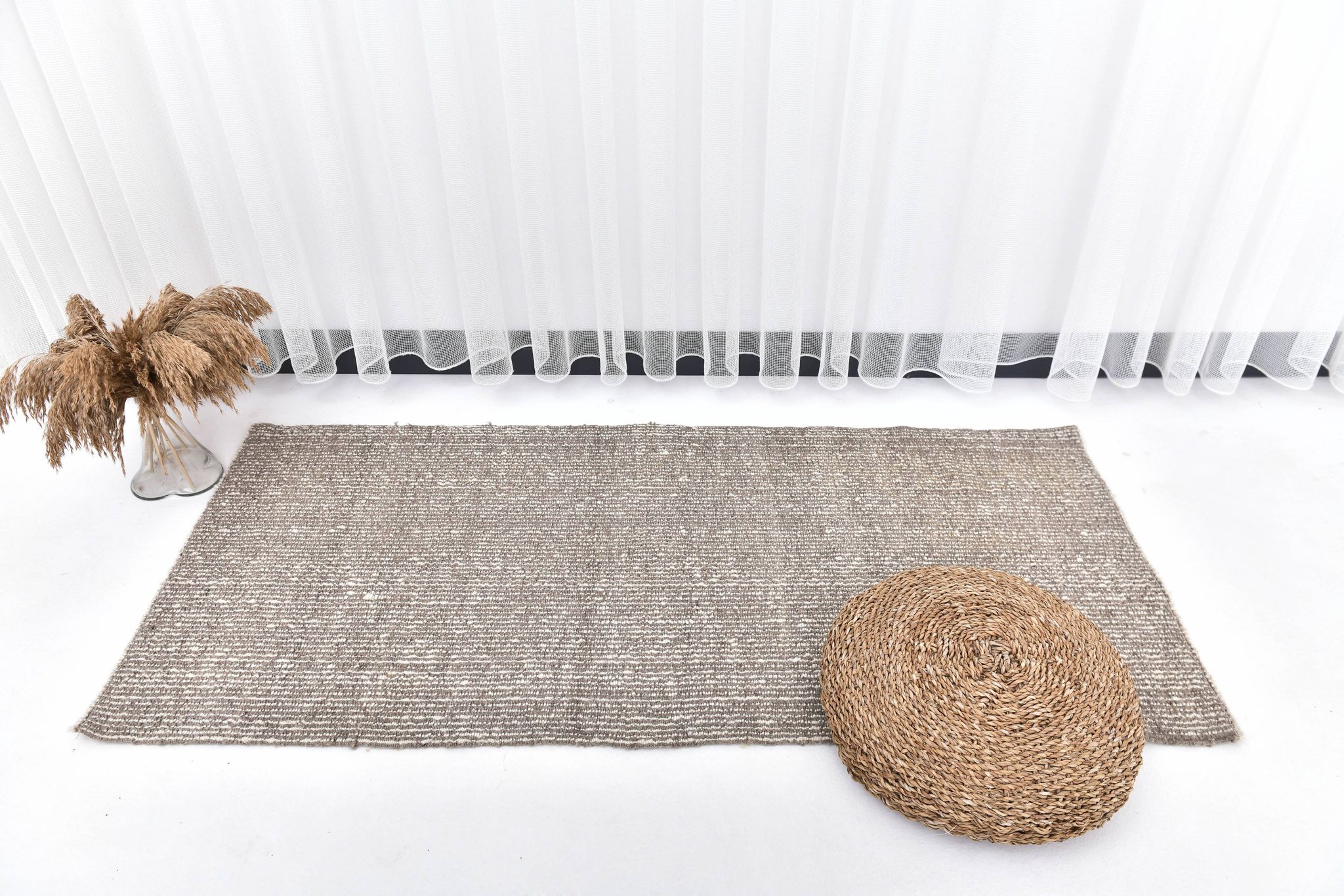 Small beige kilim, kilim runner rug 70x160 cm , door mat kilim rug