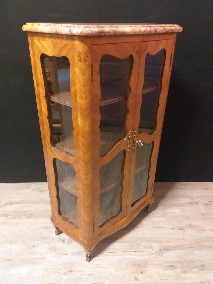 Small Display Cabinet Louis XV Marquetry