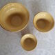 3 ceramic nesting pots
