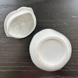 Porcelain apple sugar bowl