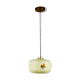 Vintage glass pendant light