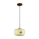 Suspension en verre vintage