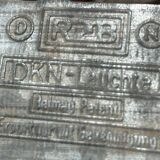 DKN Leuchte "sunburst" ceiling / wall light, RZB, two-tone, vintage, 1950s