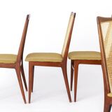 Set 4 Dining Chairs 1960s by Wilhelm Benze GmbH, Germany