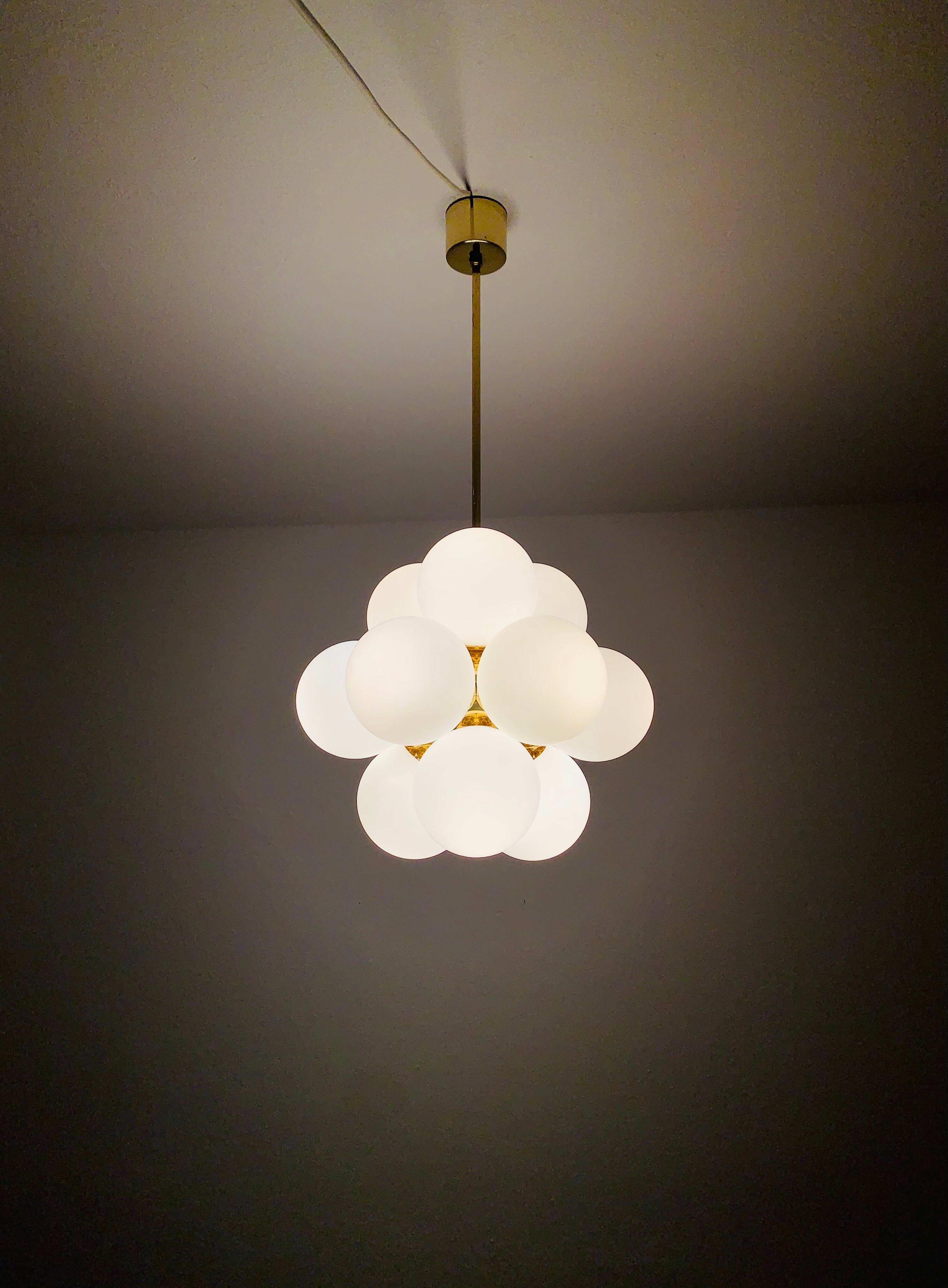 1 of 2 Sputnik Chandeliers by Kaiser Leuchten