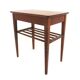 Scandinavian mahogany bedside table, Sweden, 1950