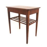 Table de chevet scandinave en acajou, Suède, 1950