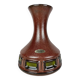 Vase made in Denmark marron et vert