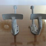 Pair of aluminum coat racks 30 years 40
