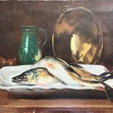 "a pair of pike" by Alexandre François Bonnardel