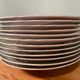 Set of 12 flat plates Terre de Fer St Amand and Hamage
