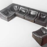 Large De Sede 'DS-46' Modular Sofa with armchair, Switzerland 1970s