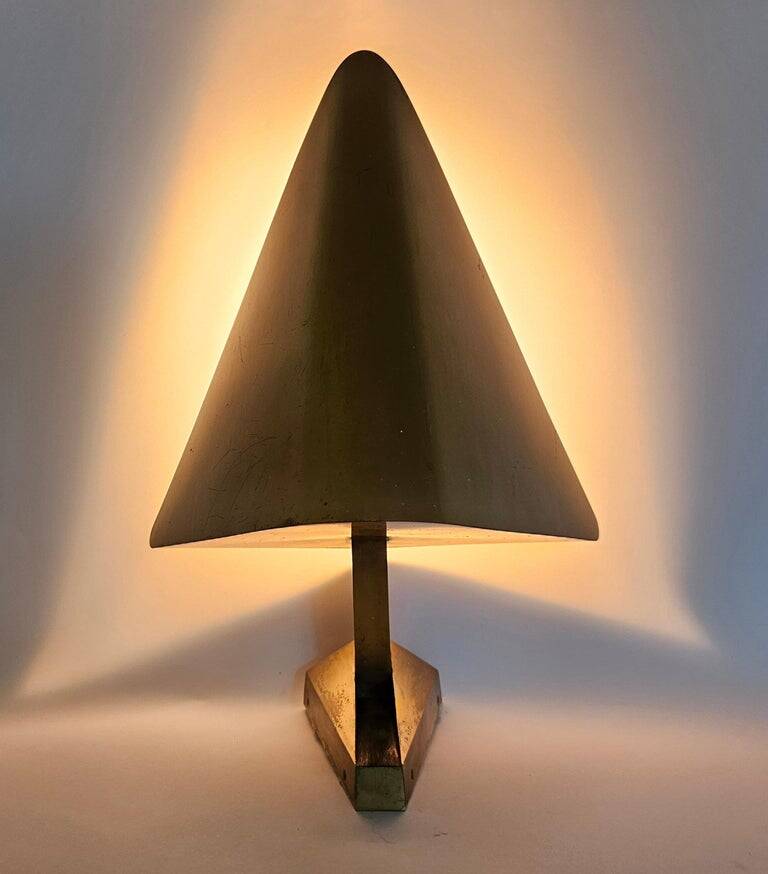 Ensemble de six lampes murales en laiton rares des années 1970, Allemagne.