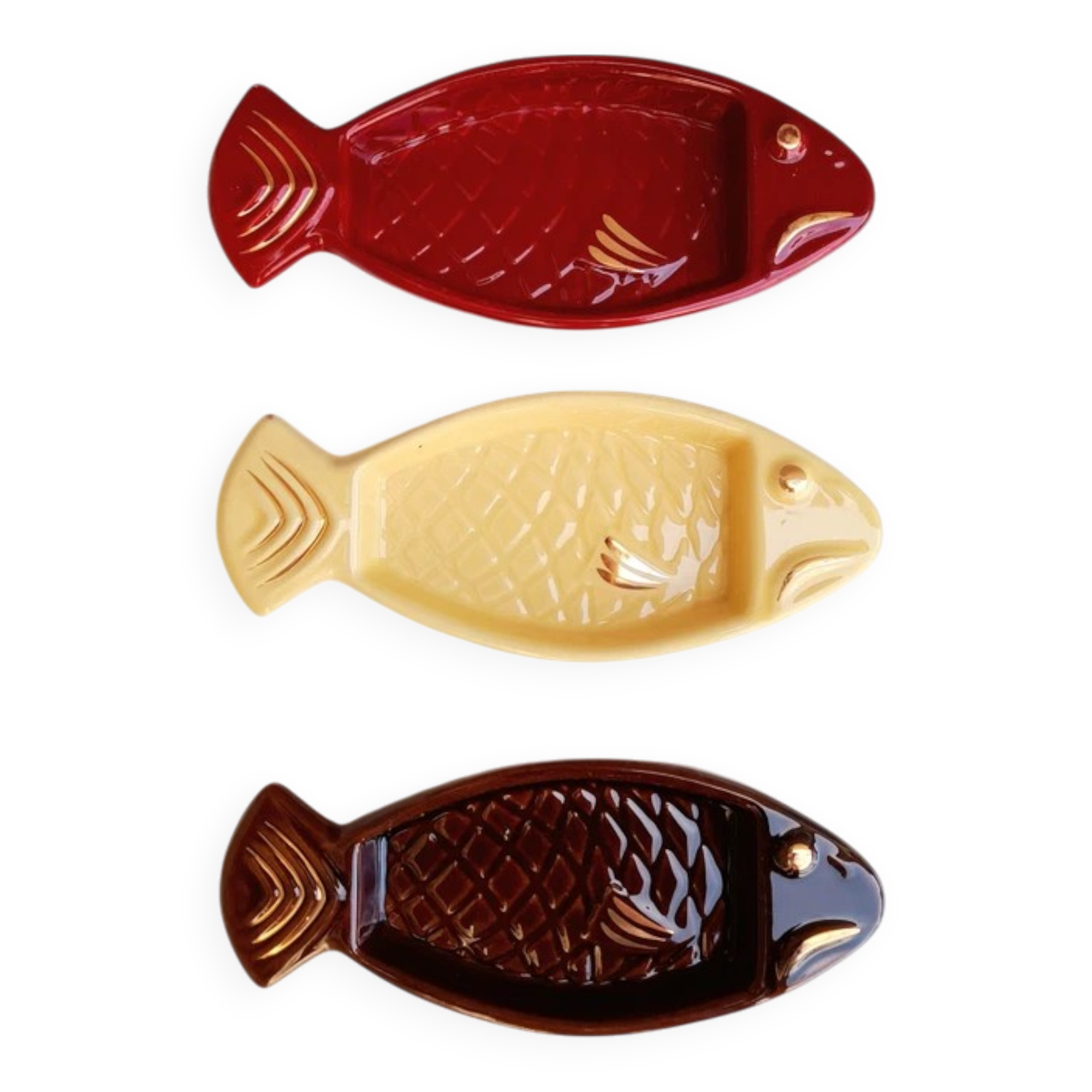 Fish appetizer bowls 1950