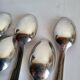 6 Silver-Plated Metal Table Spoons by DAM