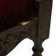 Antique Italian Oak Corner Chair Renaissance Style
