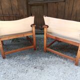 Pair of Hyllinge Mobler armchairs