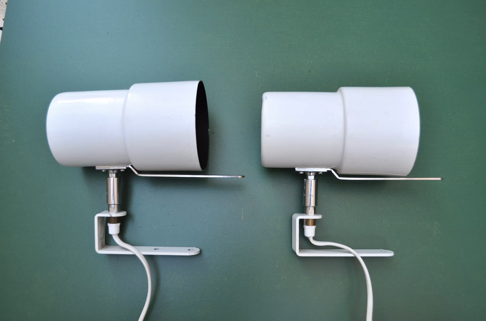 Pair of wall lights "V324/2", Hans-Agne Jakobsson, Sweden 1960
