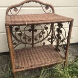 Peacock bedside table