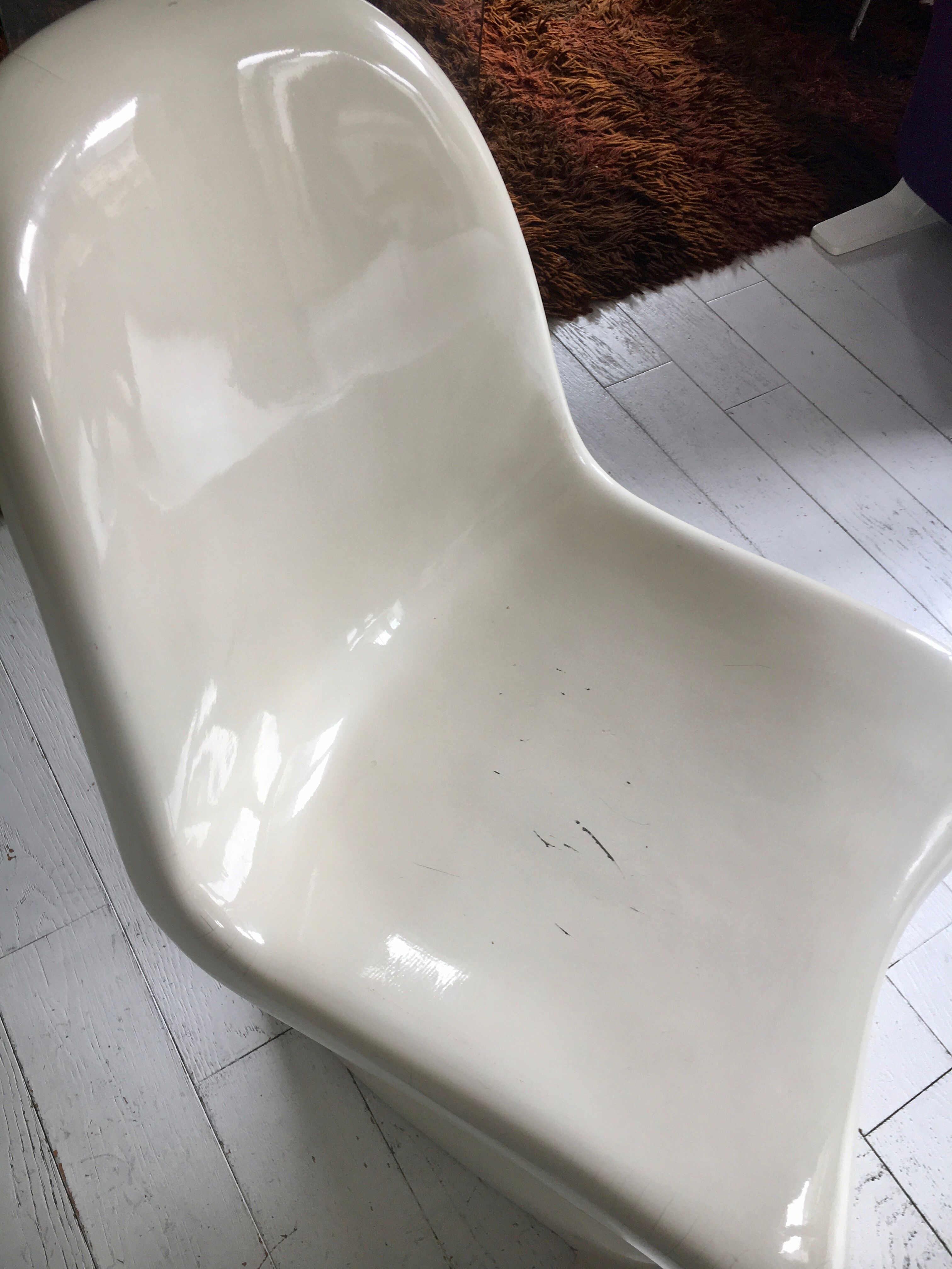 Pair of Verner Panton S chairs in fiberglass, Series 1, 1967