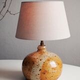 Lampe en grès pyrité