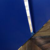 Coiffeuse bleu