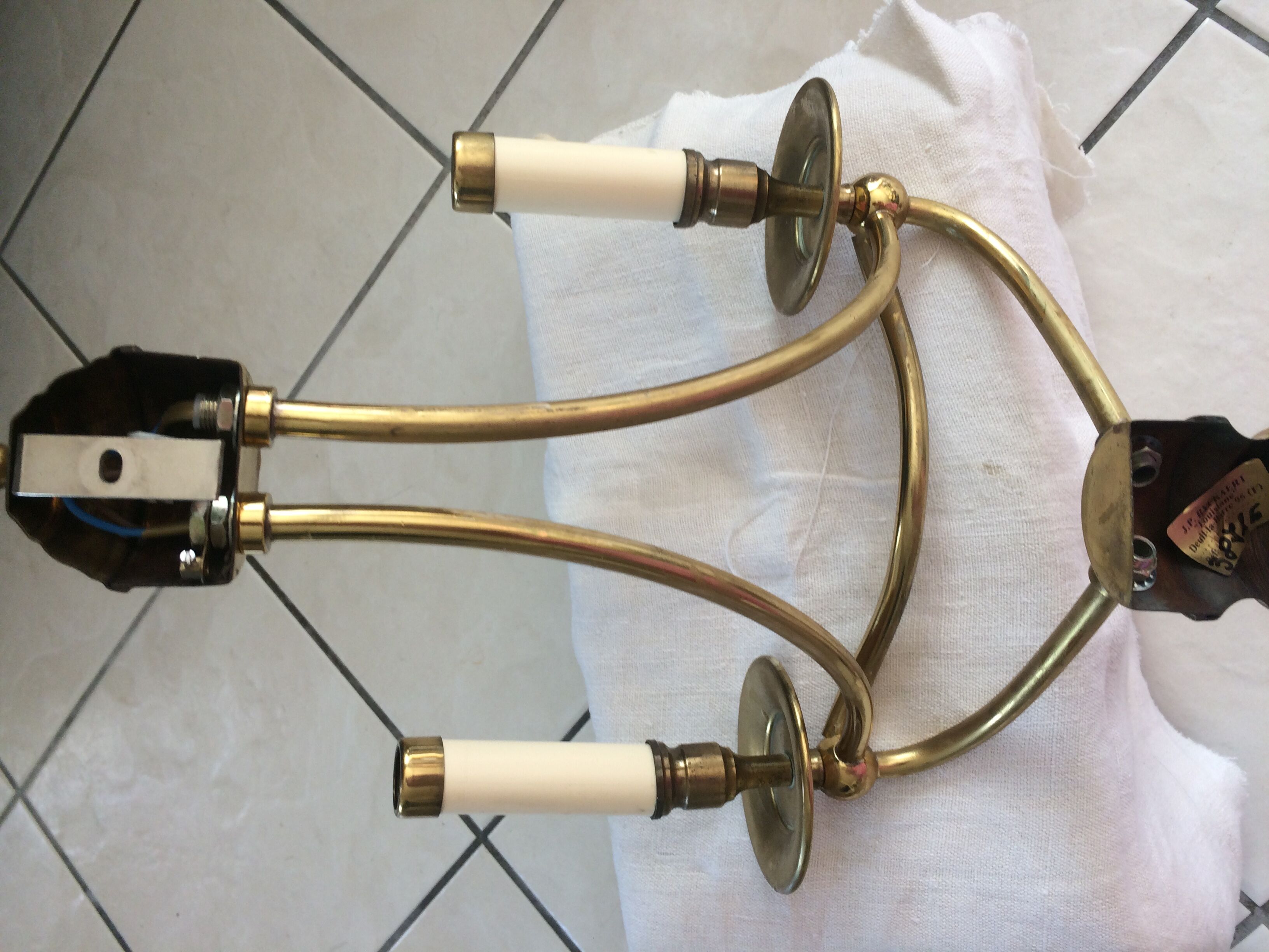 Wall lamp brass, model Louisiana years 70