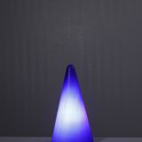 SCE for Habitat "Teepee" blue lamp 35cm post-modern design 1990s