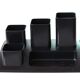 Rotho black pencil pot, 80s