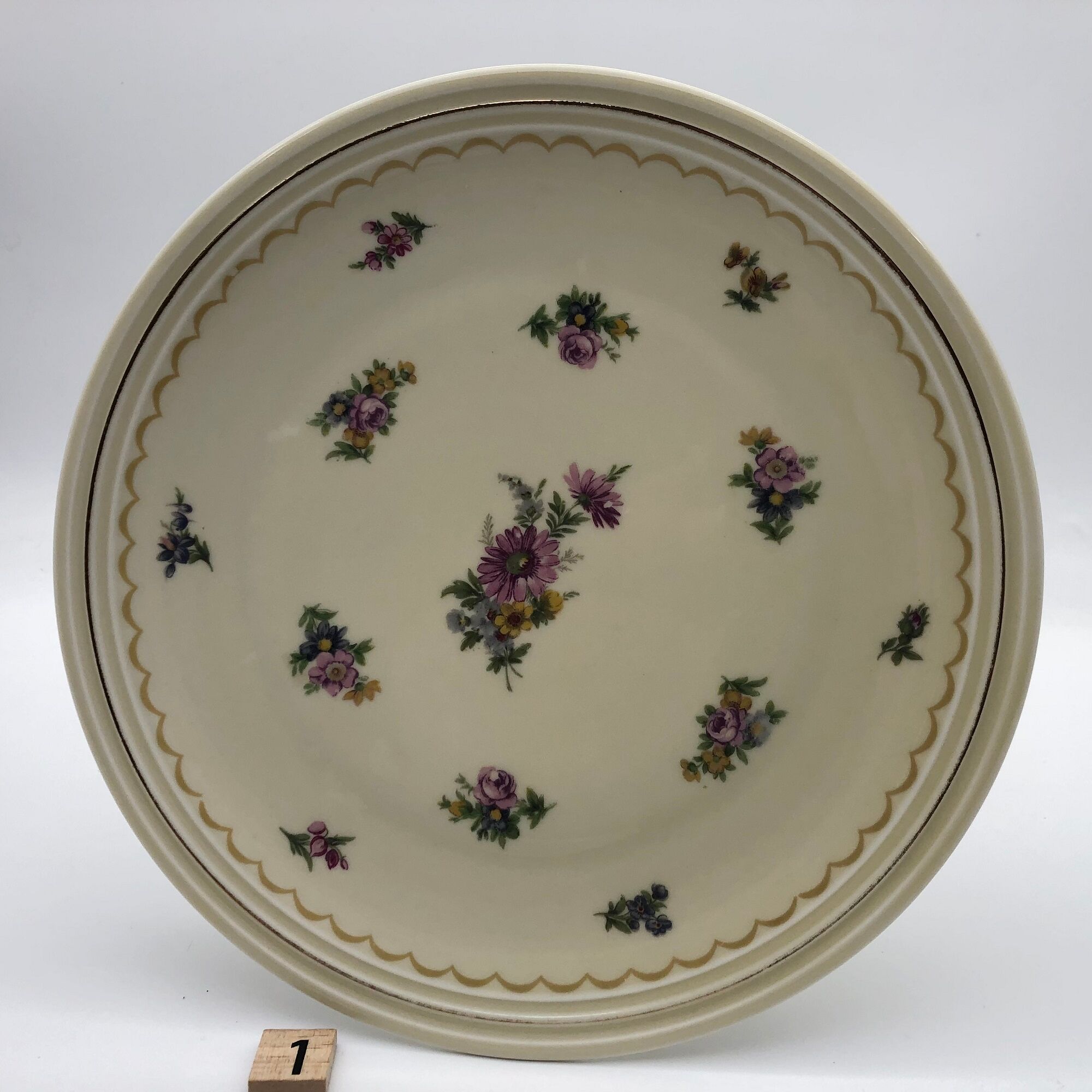 6 flat plates "A.Lanternier & Cie" Limoges