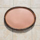 Vintage oval rattan mirror