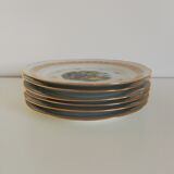 Assiettes porcelaine Fragonard vintage