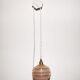 Pink polished glass walker lamp