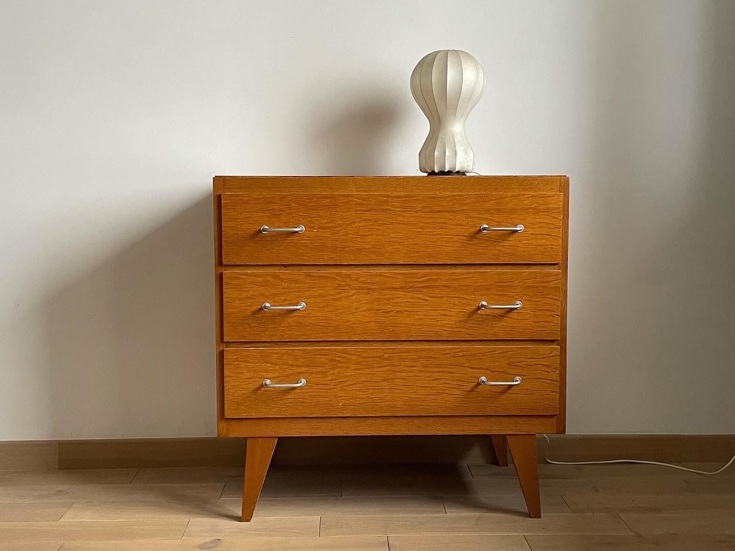 Chest of drawers 3 drawers compass feet