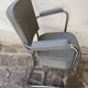 Pullman chair 1950 chrome and skai tube