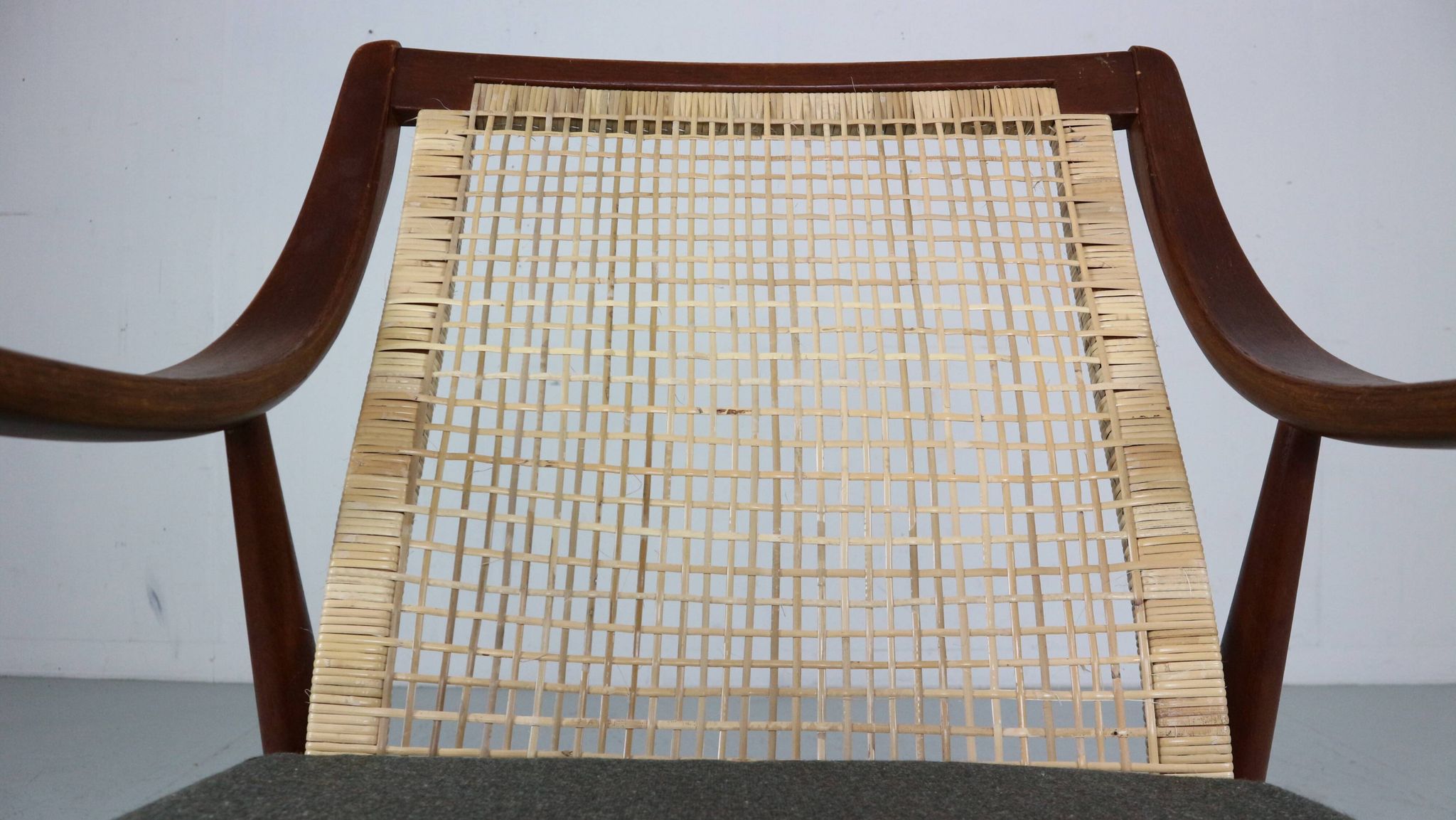 Peter Hvidt& Orla Mølgaard-Nielsen FD146 Cane Back Easy Chair, Denmark