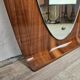Curved plywood wall mirror by Campo e Graffi, 1960s
